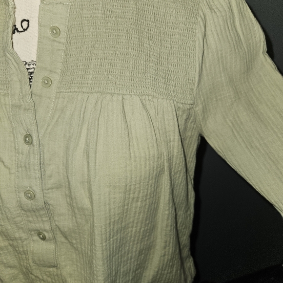 J.Crew Womans Long Sleeve Green Size XS - Picture 3 of 11